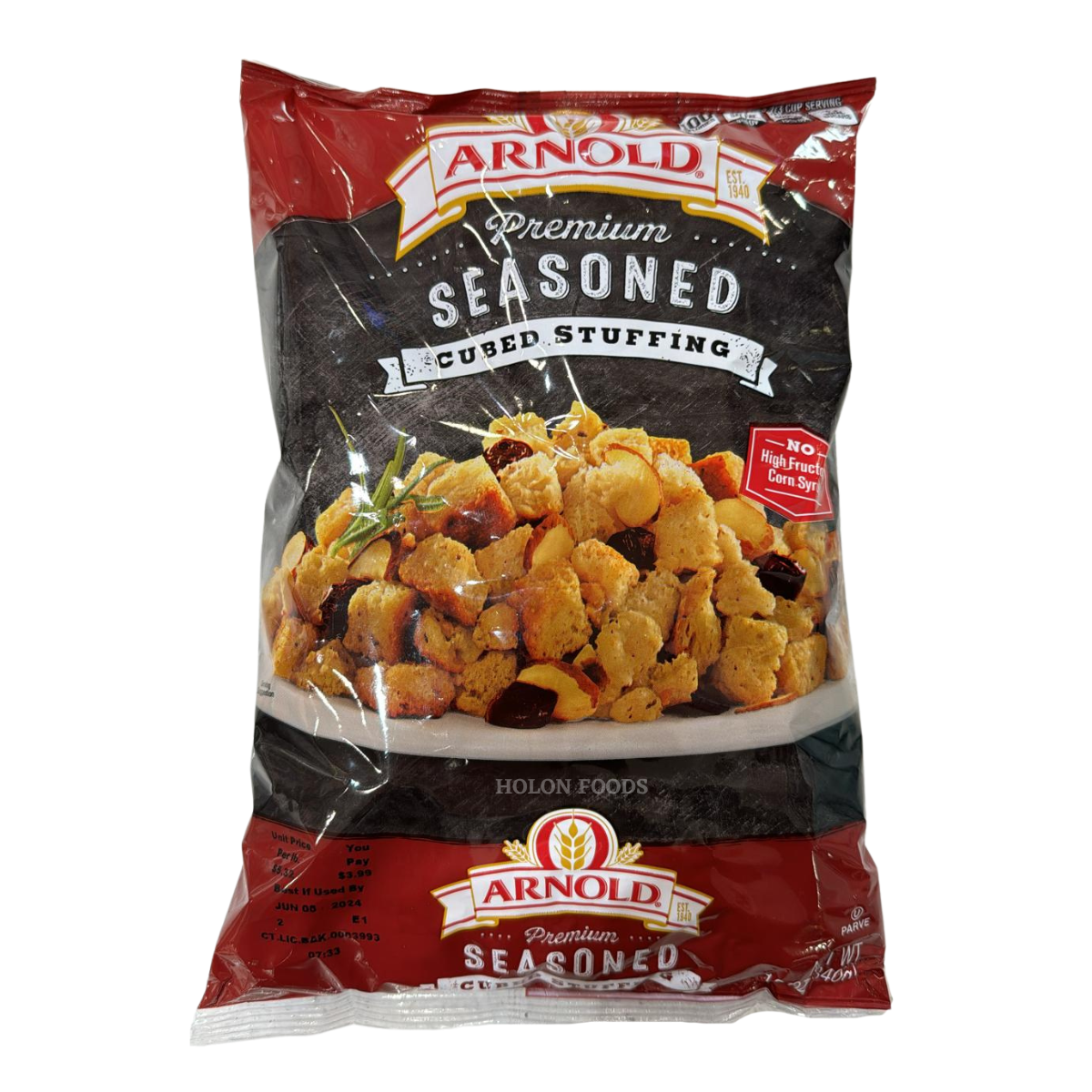 Shop Arnold Premium Seasoned Cubed Stuffing 12 oz Holon Kosher Foods