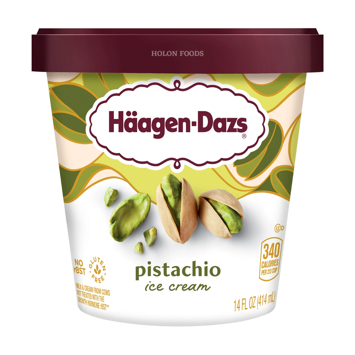 Shop Haagen-Dazs Pistachio Ice Cream 14 oz | Holon Kosher Foods ...