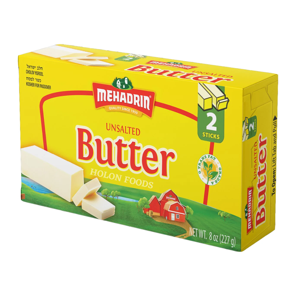 Butter Sticks, 2 pack / 8 Oz. - Mehadrin Dairy