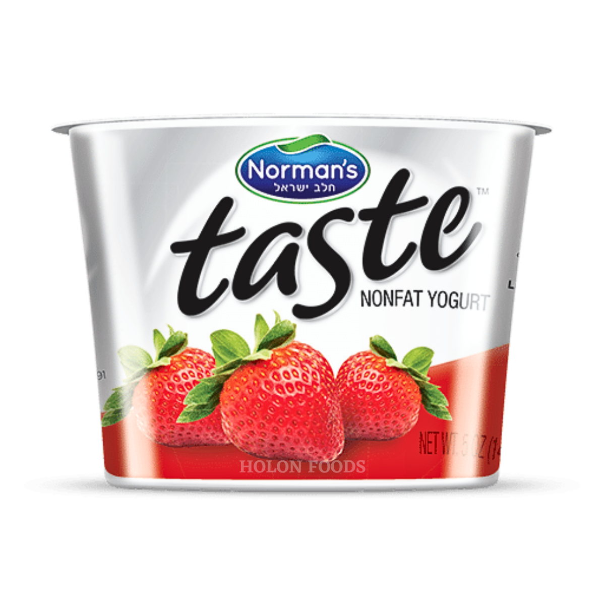 Shop Norman's Taste Strawberry Nonfat Yogurt 5 oz Holon Kosher Foods