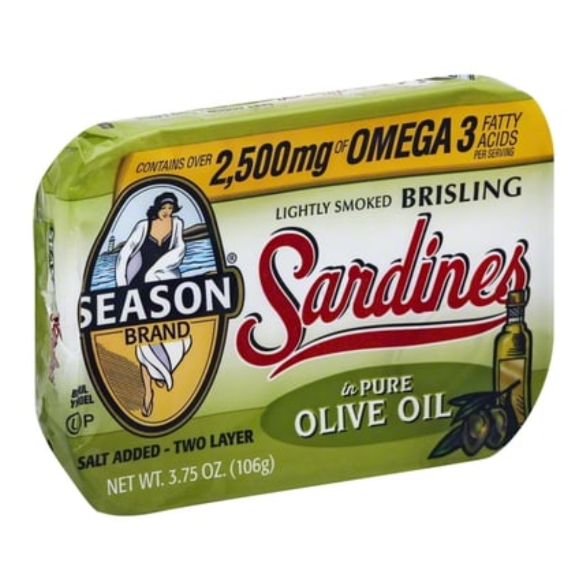 Order Season Lightly Smoked Sardines 3.75 oz online Holon Kosher Foods Best Online Kosher