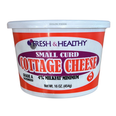 Fresh & Healthy 4% Milkfat Small Curd Cottage Cheese 16 oz