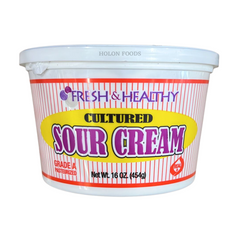 Fresh & Healthy Cultured Sour Cream 16 oz
