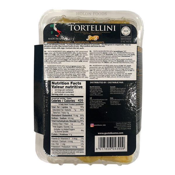 Gusto Buono Four Cheese Tortellini 10.58 oz