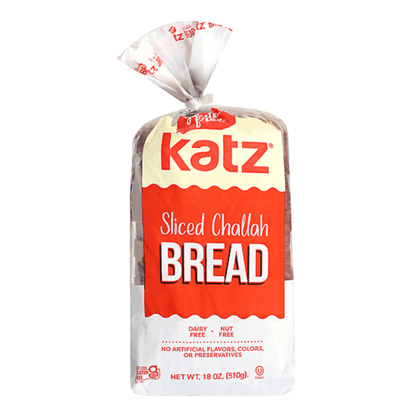 Katz Sliced Challah Bread 18 oz