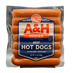 A&H Beef Frankfurters 14 oz