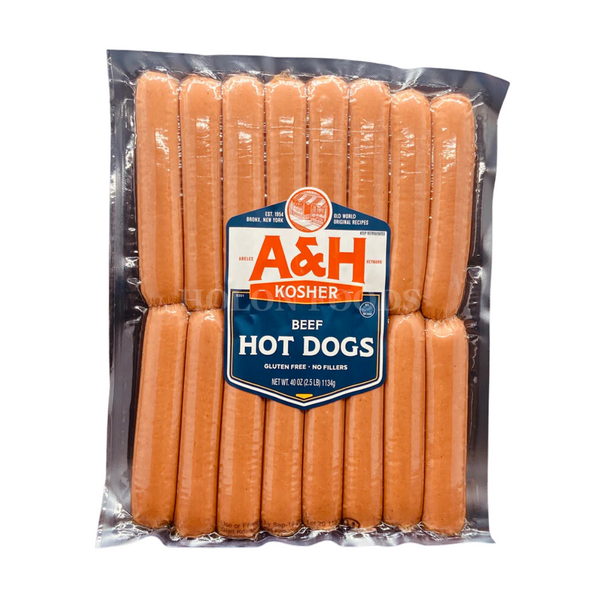 A&H Beef Frankfurters Family Pack 40 Oz Deli
