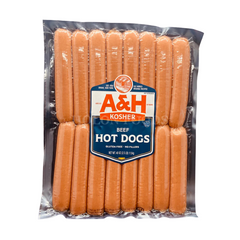 A&H Beef Frankfurters Family Pack 40 Oz Deli