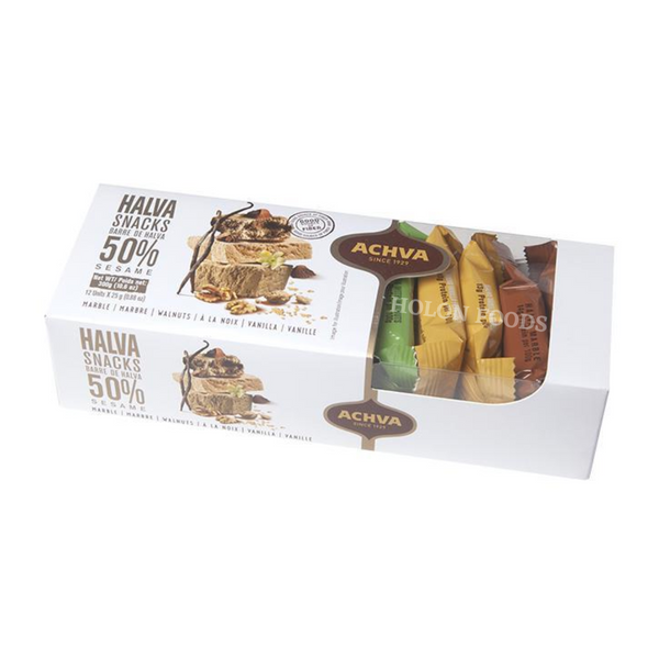 Achva Assorted Halva Snacks 12 ct
