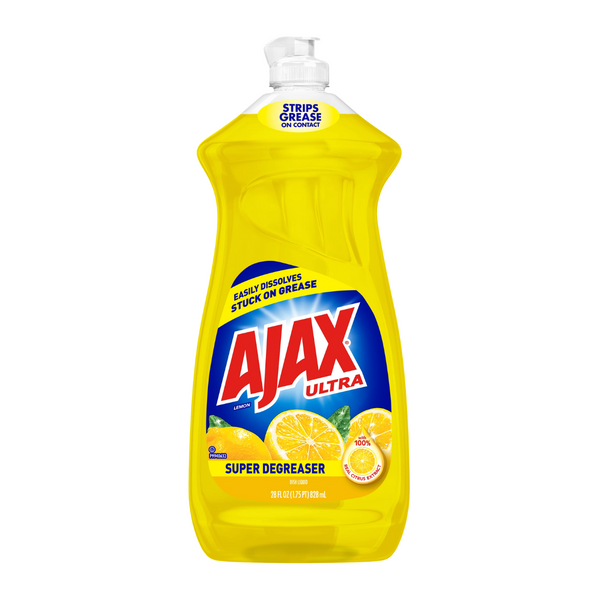 Ajax Lemon Dish Liquid 28 oz