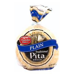 Aladdin Bakers Plain Traditional Pita Bread 21 oz