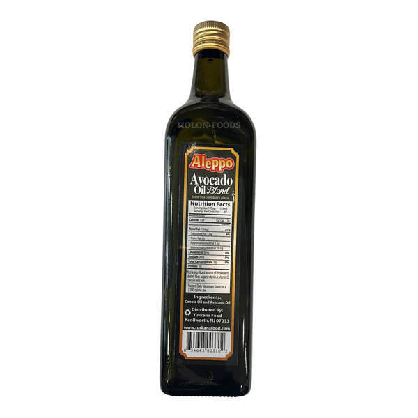 Aleppo Avocado Oil 33.8 oz