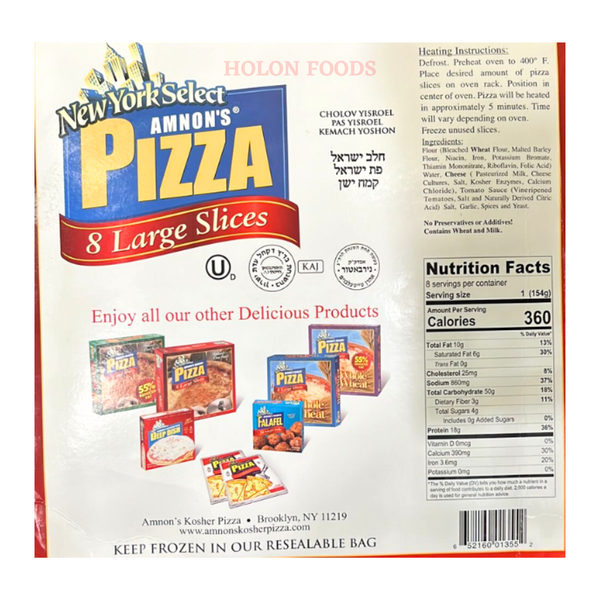 Amnon's Pizza 8 Slices 36 oz