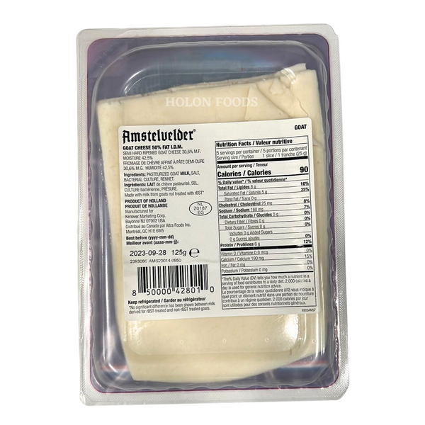 Amstelvelder Goat Sliced Cheese 4.4 oz