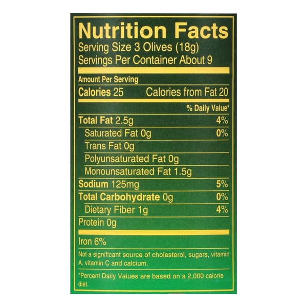 B&G Jumbo Pitted Ripe Olives 5.75 oz