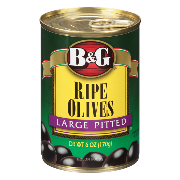 B&G Large Pitted Ripe Olives 6 oz