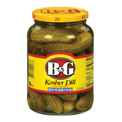 B&G Gherkins Kosher Dill 32 oz