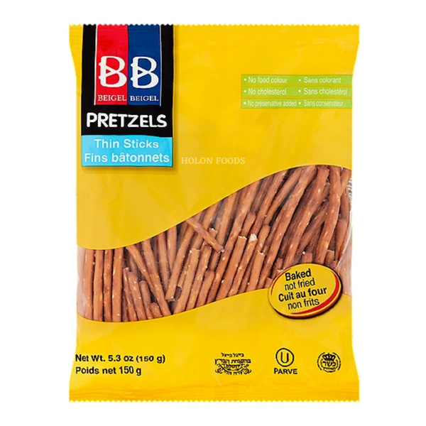 Beigel & Beigel Pretzels Thin Sticks Fins Batonnets 5.3 oz