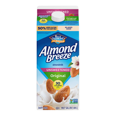 Blue Diamond Almond Breeze Original Unsweetened 64 oz