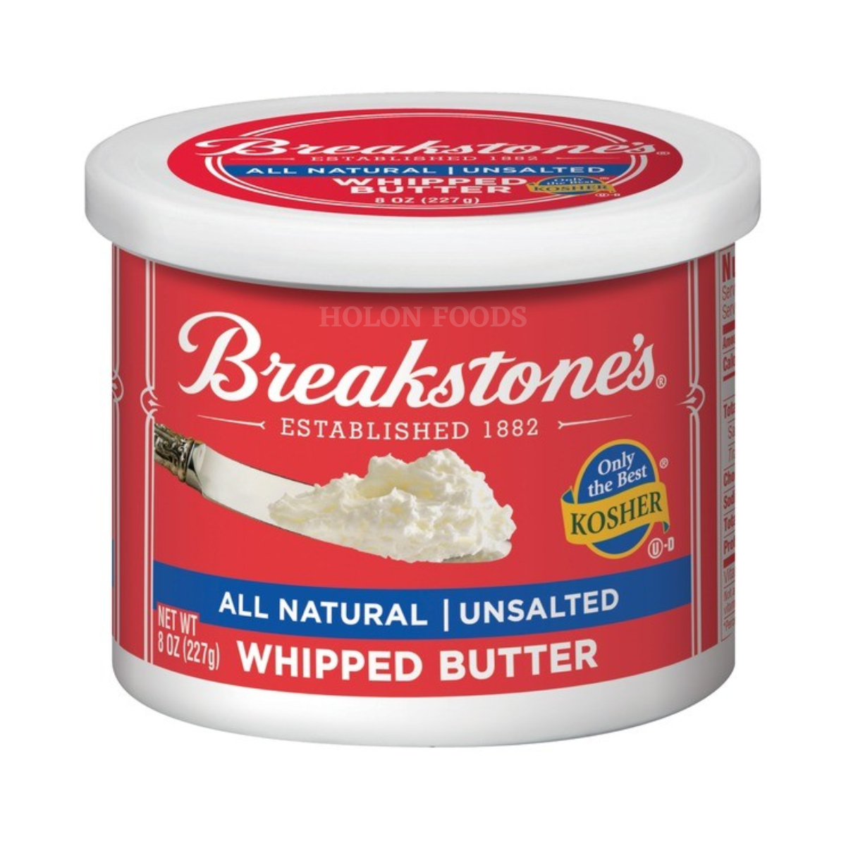 Order Breakstone's Unsalted Whipped Butter 8 oz online | Holon Kosher ...