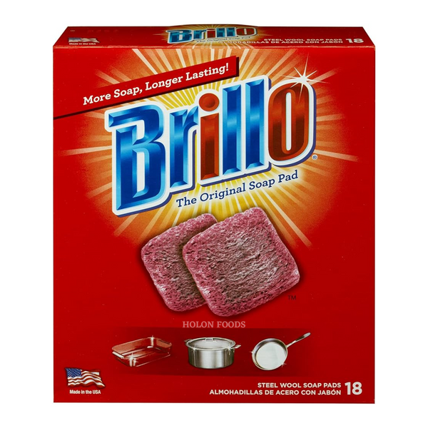 Brillo Steel Wool Soap Pad 18 ct
