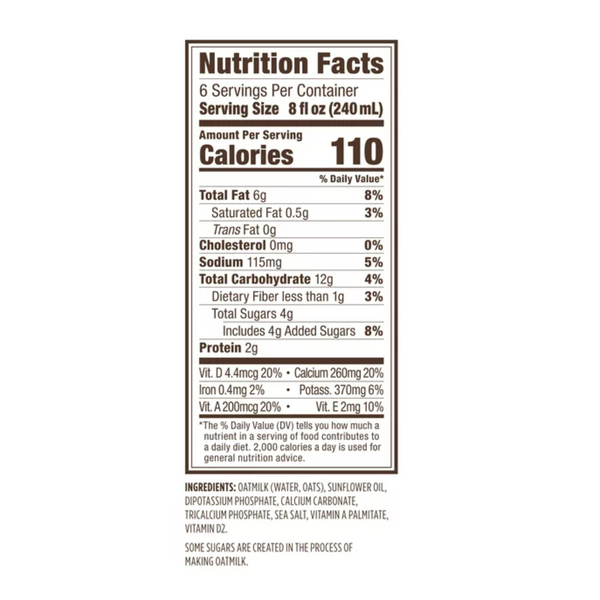 Califia Farms Extra Creamy Oatmilk 48 oz