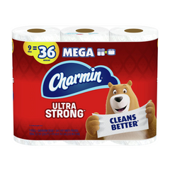 Charmin Ultra Strong Mega Roll Bath Tissue 2-ply