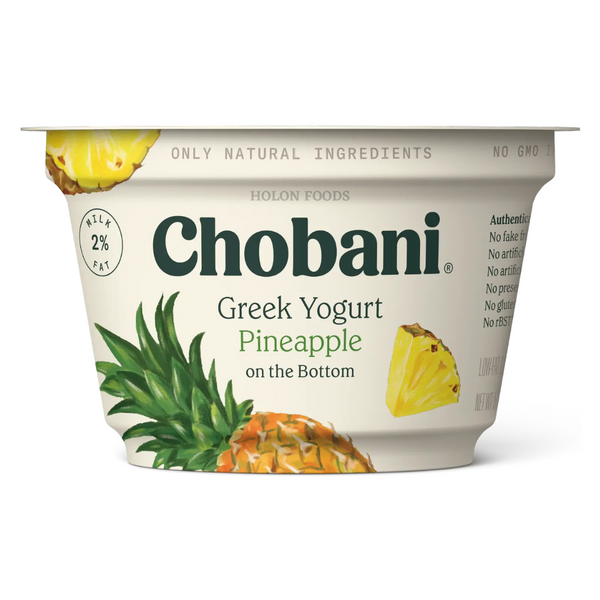 Chobani Greek Yogurt Pineapple on the Bottom 5.3 oz
