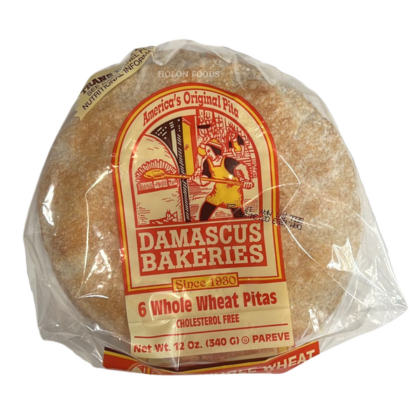 Damascus Bakeries Whole Wheat Pita 6 ct