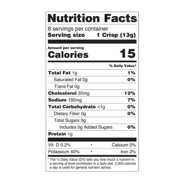 Dare To Be Different Cauliflower Crisps 3.6 oz