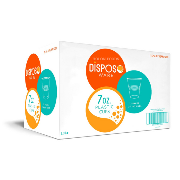 Disposo Ware 7 oz Plastic Cups 100 ct