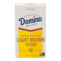 Domino Lite Brown Sugar 1 lb