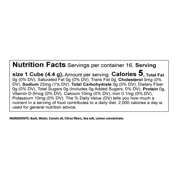 Dorot Chopped Basil Cubes 2.5 oz