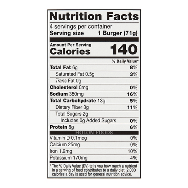 Dr. Praeger's Asian Veggie Burgers 10 oz