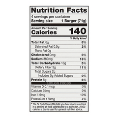 Dr. Praeger's Asian Veggie Burgers 10 oz