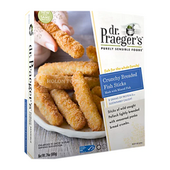 Dr. Praeger's Crunchy Breaded Fish Sticks 24 oz