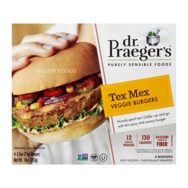 Dr. Praeger's Tex Mex Veggie Burgers 4 ct