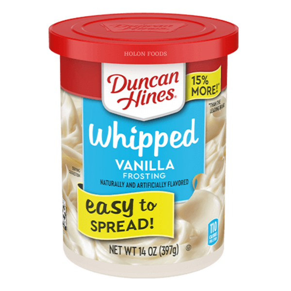 Duncan Hines Whipped Frosting Vanilla 14 oz