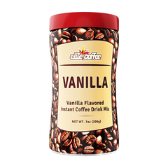 Elite Instant Coffee Vanilla Flavor 7 oz