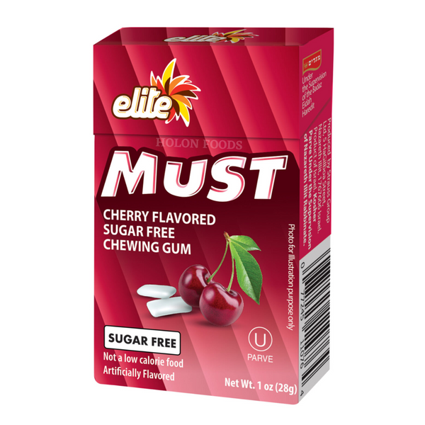 Elite Must Cherry Sugar Free Gum 1 oz
