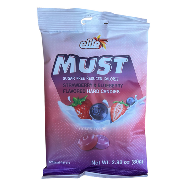Elite Must Strawberry & Blueberry Candy 2.82 oz