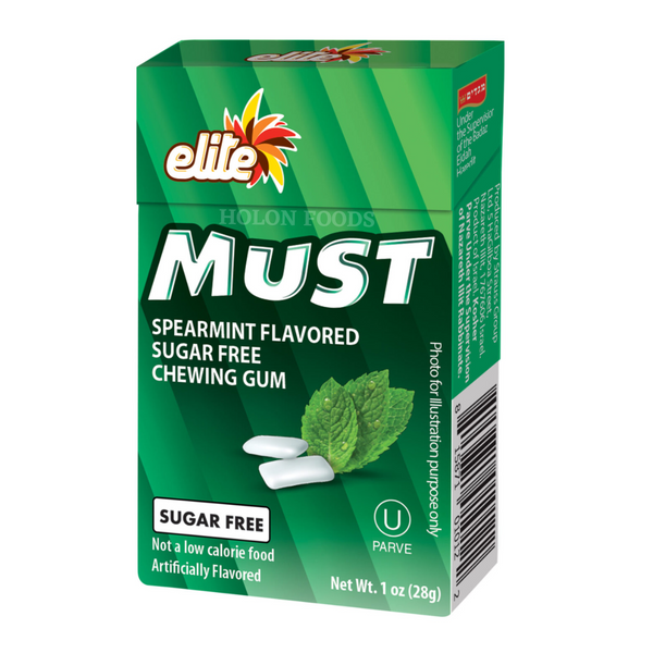 Elite Sugar Free Spearmint Must Gum 1 oz