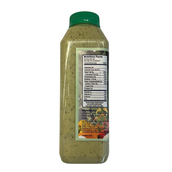 Esther's Best Lite Creamy Basit Pesto Dressing 16 oz