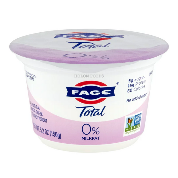 Fage Total 0% Nonfat Plain Greek Yogurt 5.3 oz
