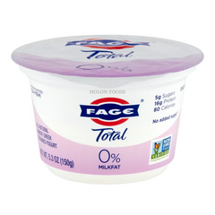 Fage Total 0% Nonfat Plain Greek Yogurt 5.3 oz