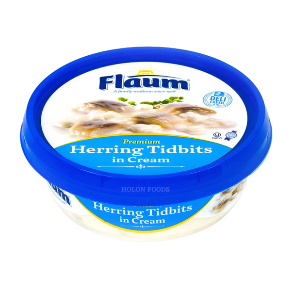 Flaum Herring Tidbits in Cream 7 oz