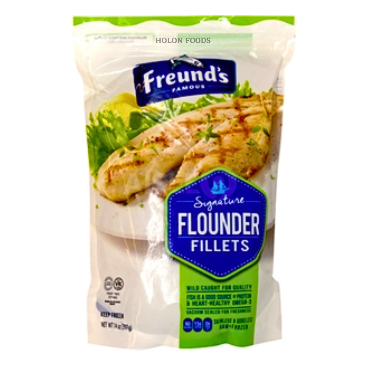 Shop Freund's Famous Breaded Flounder Fillets 16 Oz | Holon Kosher ...