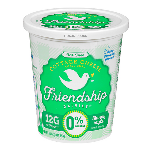 Friendship Dairies 0% Milkfat Small Curd Cottage Cheese 16 oz