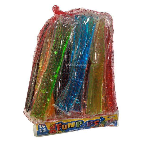 Fun Pops Assorted Ice Pops 24 ct