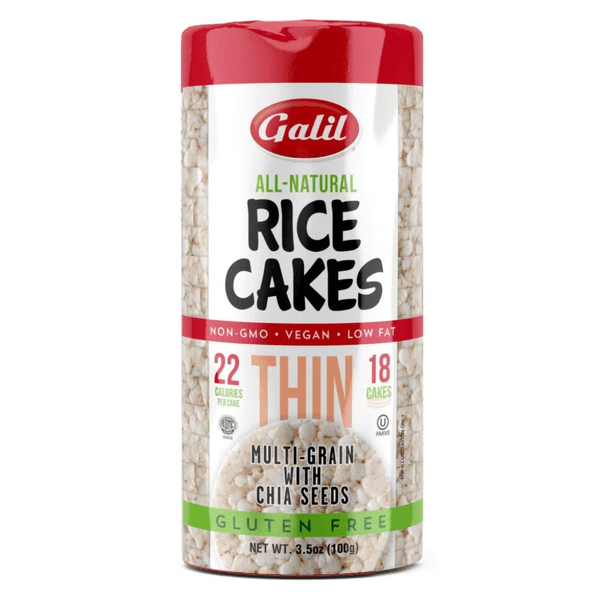Galil Thin Rice Cakes Multi-Grain with Chia Seeds 3.5 oz